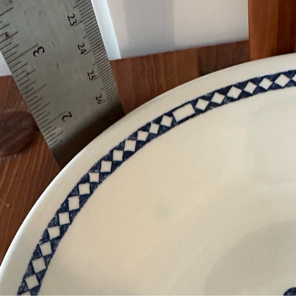 Set of 2 Churchill England IKEA Bowls Blue tulip Vintage - Picture 7 of 7